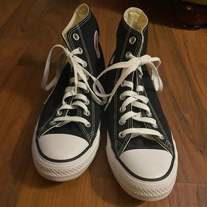 black high top converse